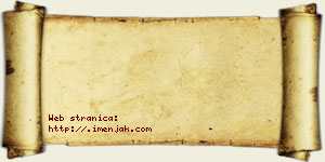 Dina Damjanov vizit kartica